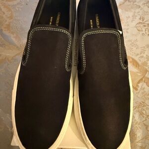 Common Projects Black and White Men's Loafers